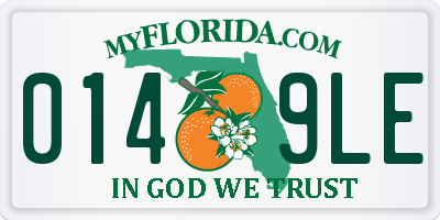 FL license plate 0149LE