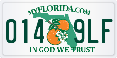 FL license plate 0149LF