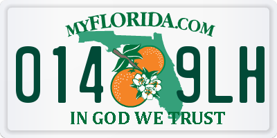 FL license plate 0149LH