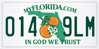 FL license plate 0149LM