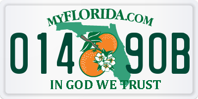 FL license plate 0149OB