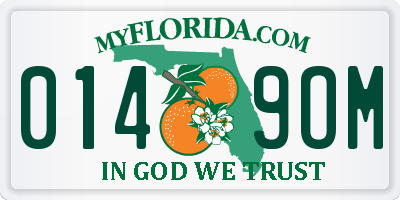 FL license plate 0149OM