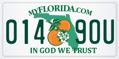 FL license plate 0149OU