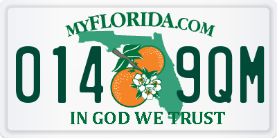 FL license plate 0149QM