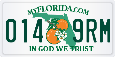 FL license plate 0149RM