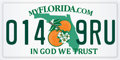 FL license plate 0149RU