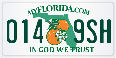 FL license plate 0149SH