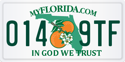 FL license plate 0149TF