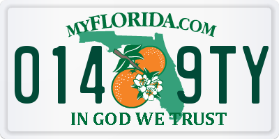 FL license plate 0149TY