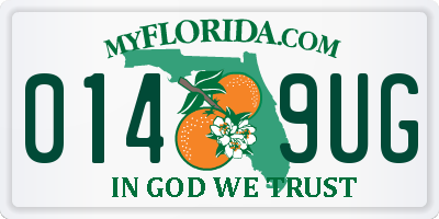 FL license plate 0149UG