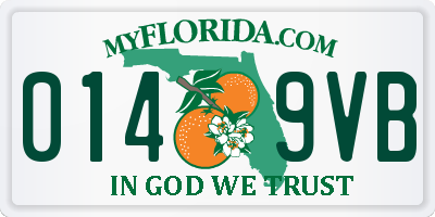 FL license plate 0149VB