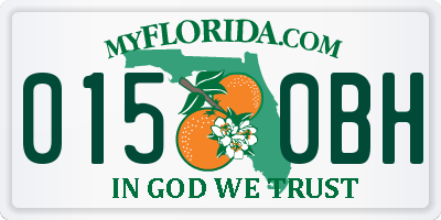 FL license plate 0150BH