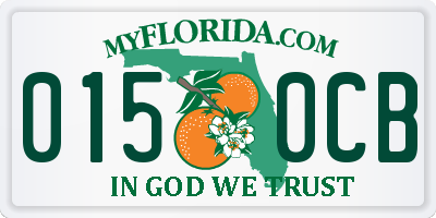 FL license plate 0150CB