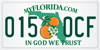 FL license plate 0150CF