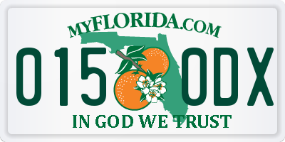 FL license plate 0150DX