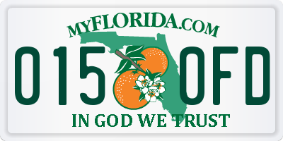 FL license plate 0150FD