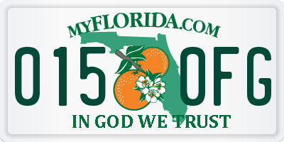 FL license plate 0150FG