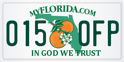 FL license plate 0150FP