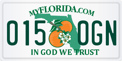 FL license plate 0150GN