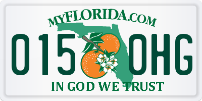 FL license plate 0150HG