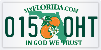 FL license plate 0150HT