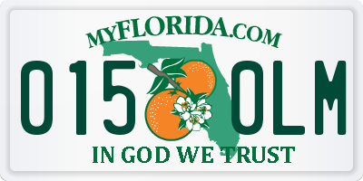FL license plate 0150LM