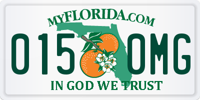 FL license plate 0150MG