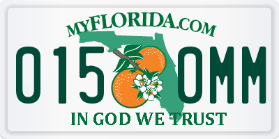 FL license plate 0150MM