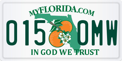 FL license plate 0150MW