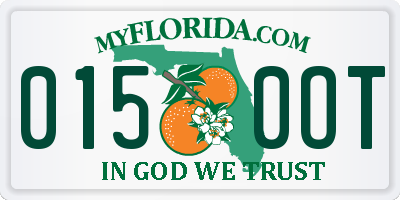 FL license plate 0150OT