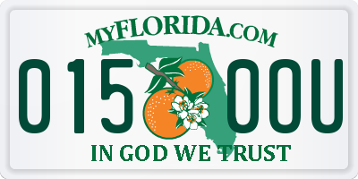 FL license plate 0150OU