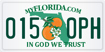 FL license plate 0150PH