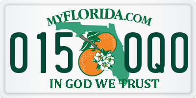 FL license plate 0150QO