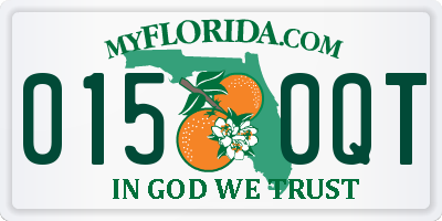 FL license plate 0150QT