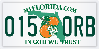 FL license plate 0150RB