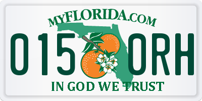 FL license plate 0150RH