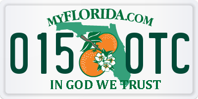FL license plate 0150TC