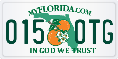 FL license plate 0150TG