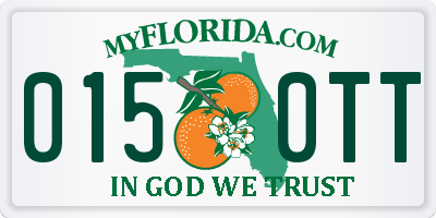 FL license plate 0150TT