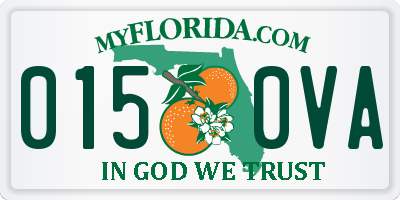 FL license plate 0150VA