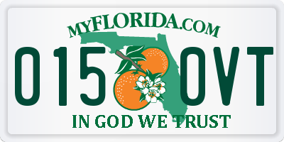 FL license plate 0150VT