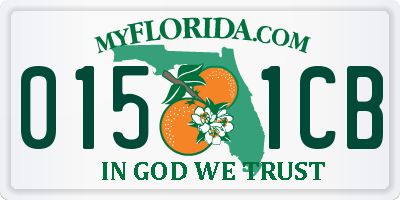 FL license plate 0151CB