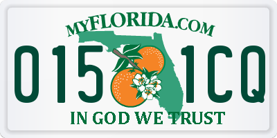 FL license plate 0151CQ