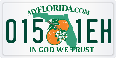 FL license plate 0151EH