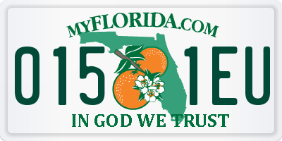 FL license plate 0151EU