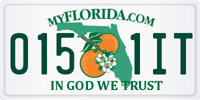 FL license plate 0151IT