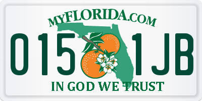 FL license plate 0151JB