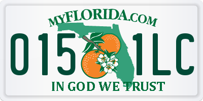 FL license plate 0151LC