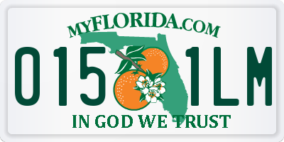 FL license plate 0151LM