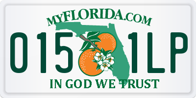 FL license plate 0151LP